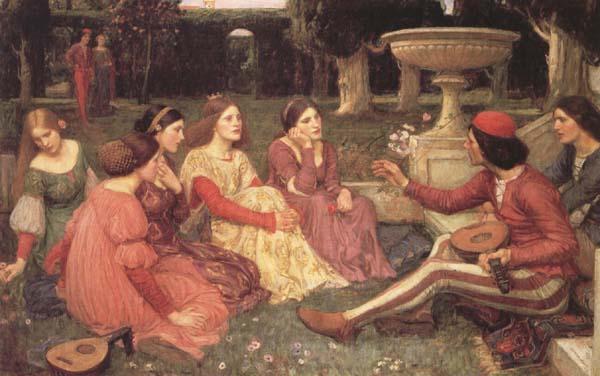 John William Waterhouse A Tale from The Decameron (mk41)